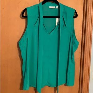New York and Company green blouse. Never worn.
